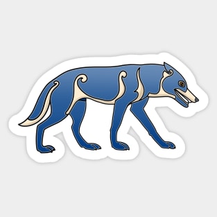 Pictish Wolf Sticker